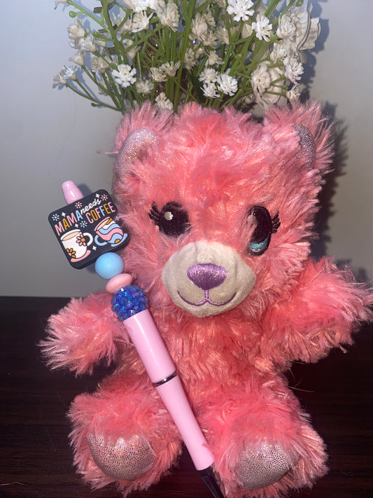 Mama needs coffee beaded Pen