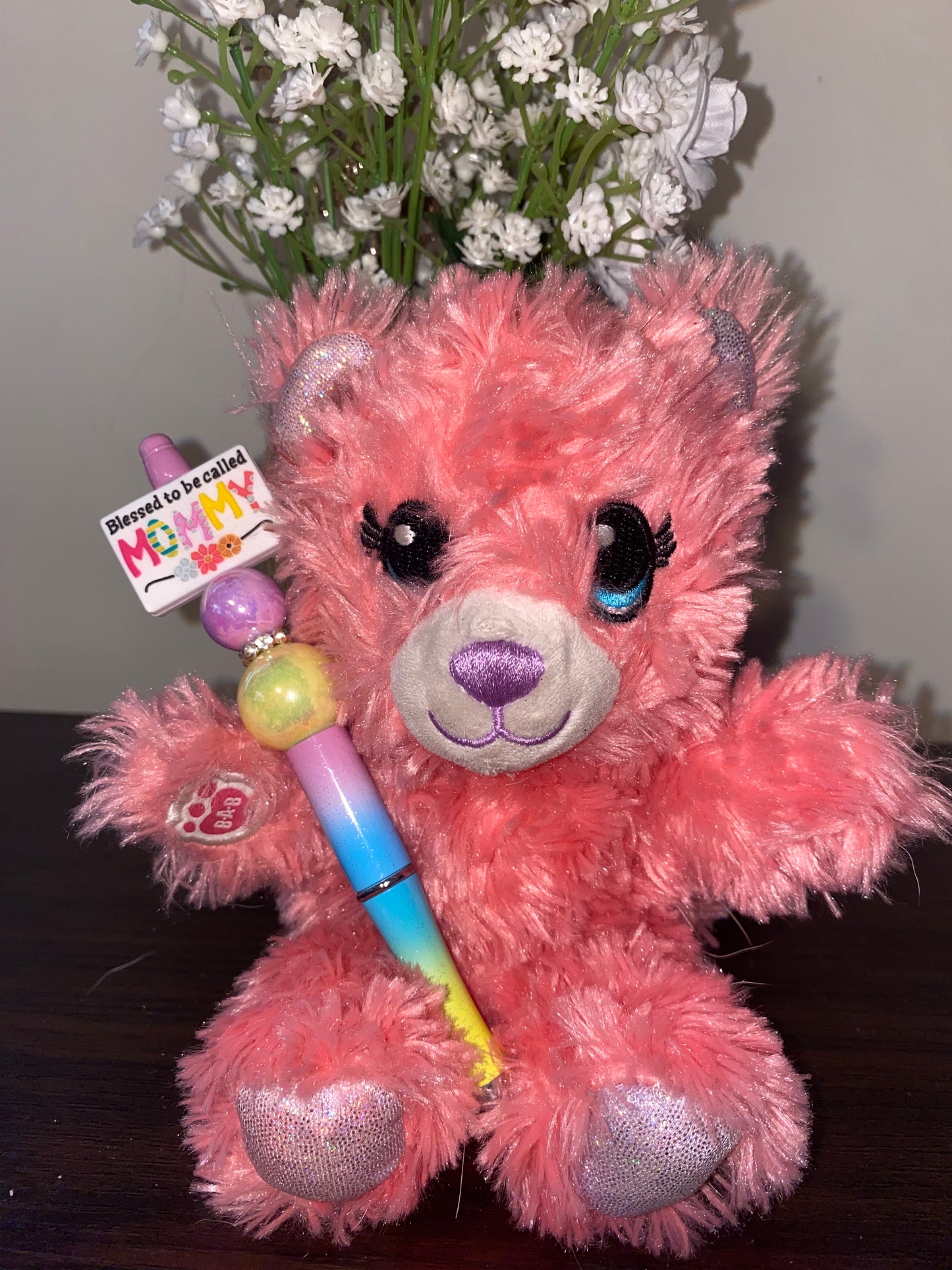 Colorful mommy beaded Pen