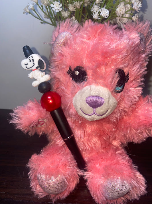 Famous white dog show snoop beaded Pen