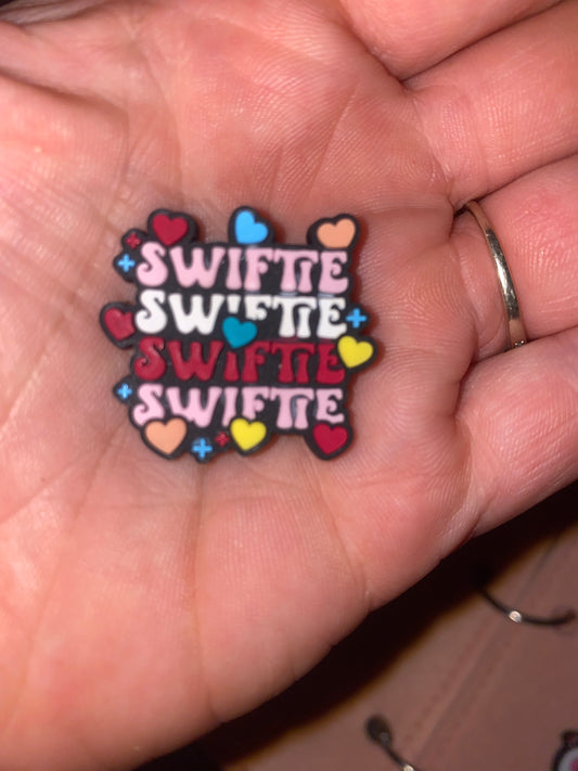 Girl singer swiftie shoe charm