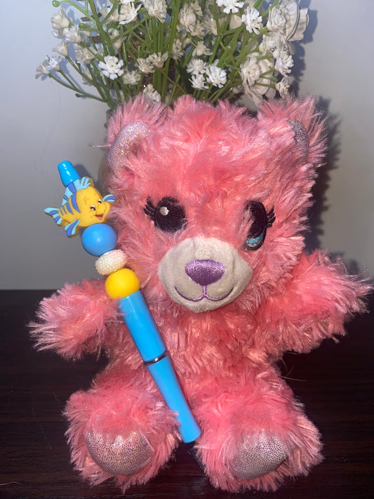 Flounder fish kid movie  beaded Pen