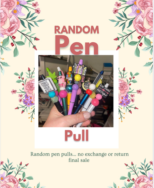 $2.50 random pen pull