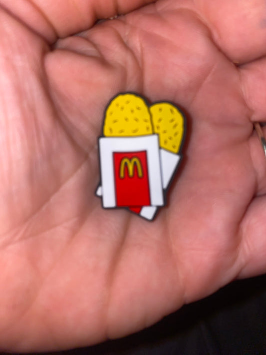 Hash browns McD shoe charm