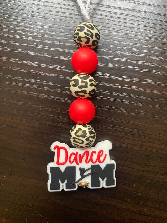 Dance mom rear view mirror car charm