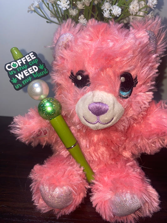 Coffee we*d beaded Pen
