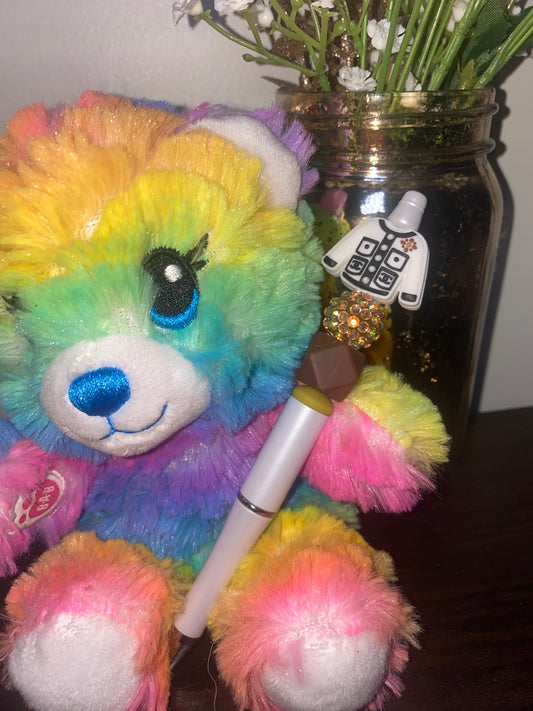 Fancy designer sweater handmade beaded pen