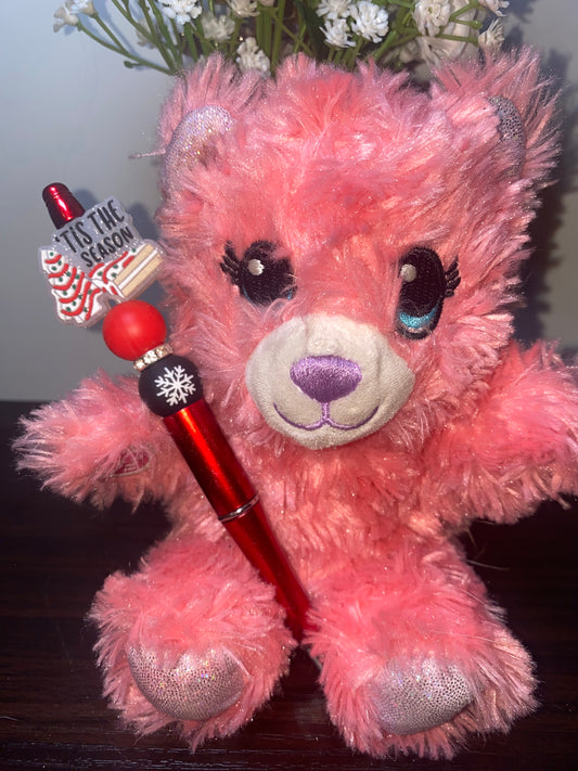 Christmas snack Debbie beaded Pen