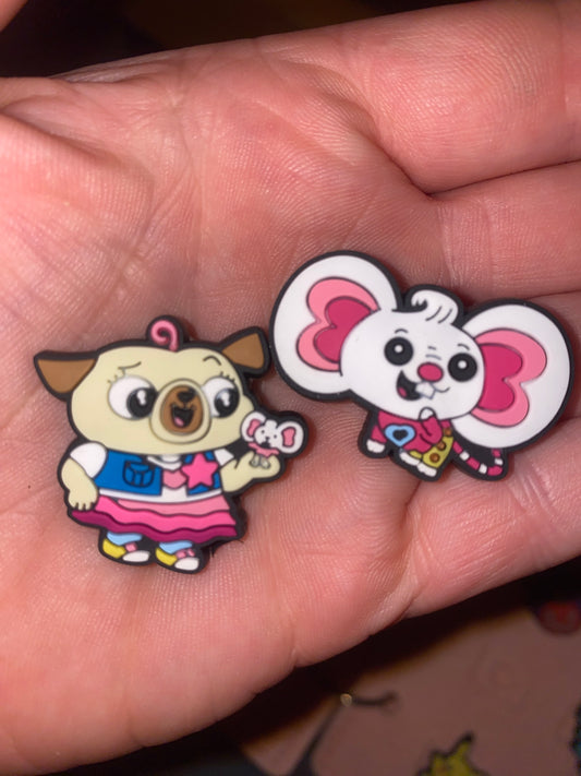 Chip and pot kid cartoon show shoe charm