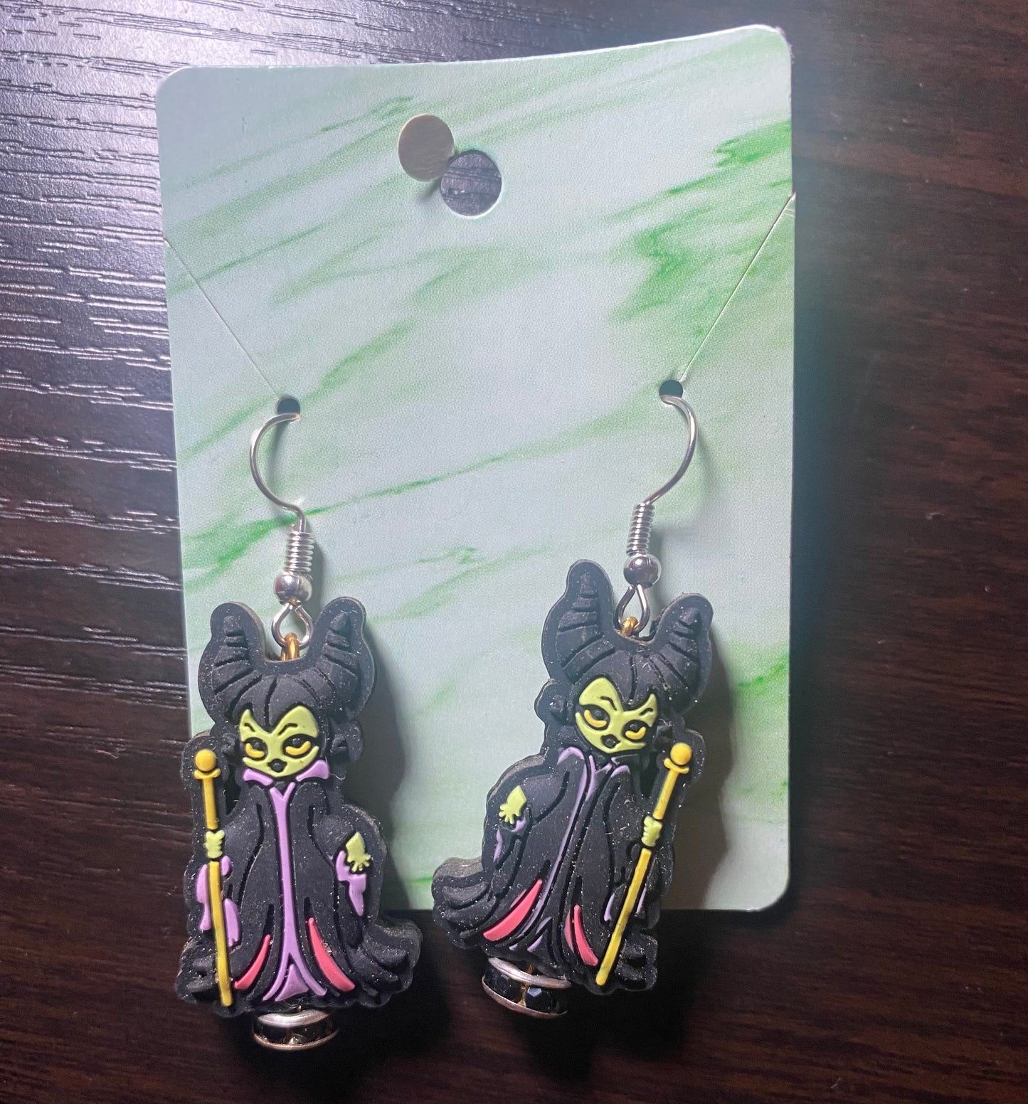 Ear rings silicone horn villian