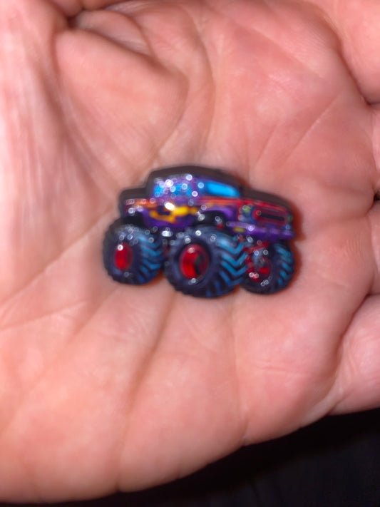 Monster truck shoe charm