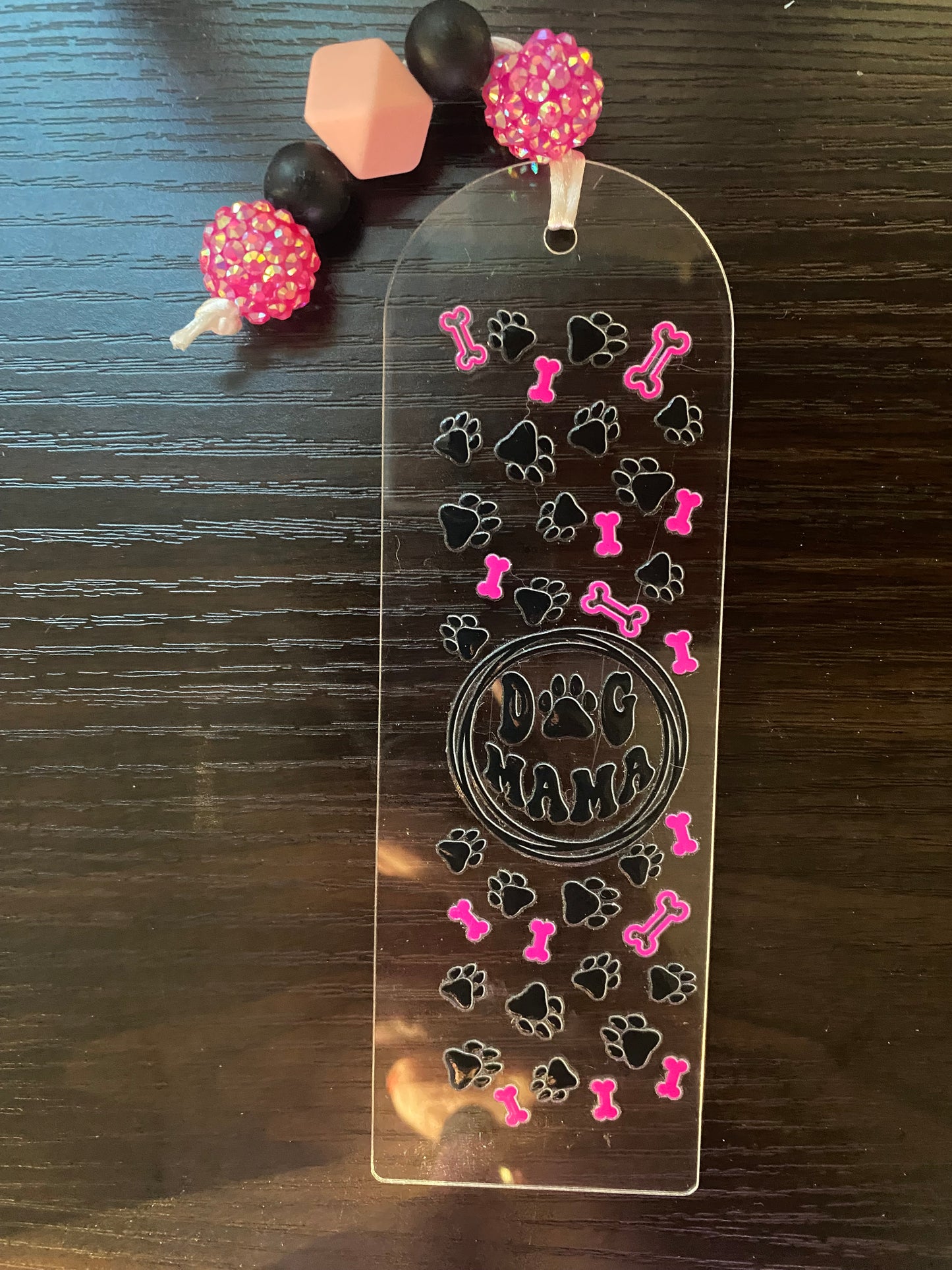 Book mark  pink dog mama