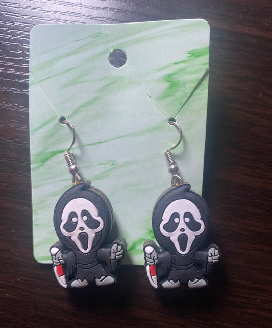 Ear rings silicone scream